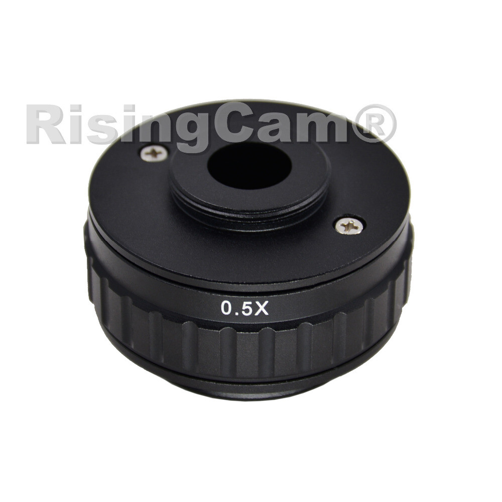 0.35X and 0.5X microscope C mount adapter for trinocular stereo microscope