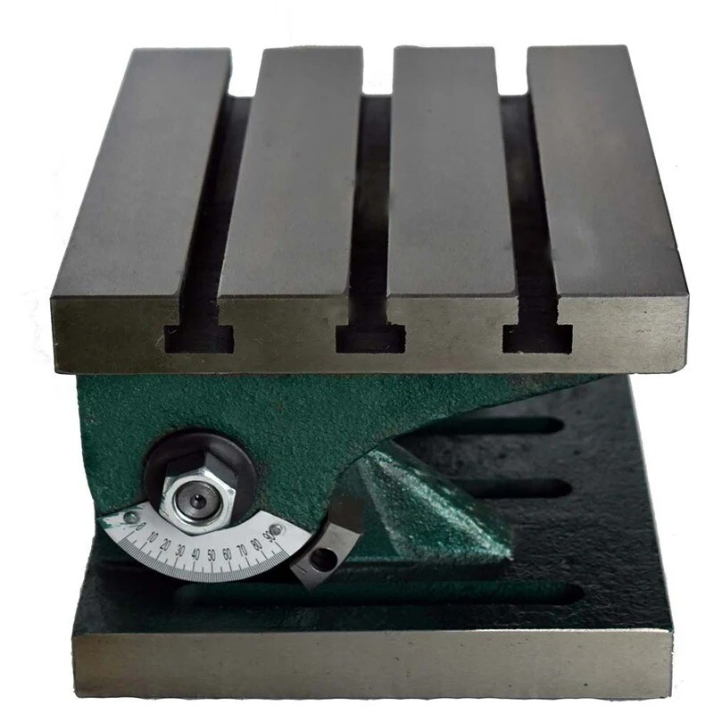 6 Inch Inclinable Angle Work Table 90 Vertical Rotary Table Milling Machin Table