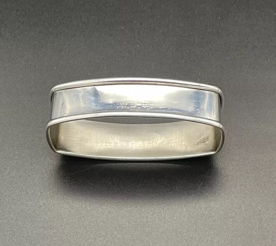 Sterling Silver Napkin Ring Engraved Name “Darrell” Webster