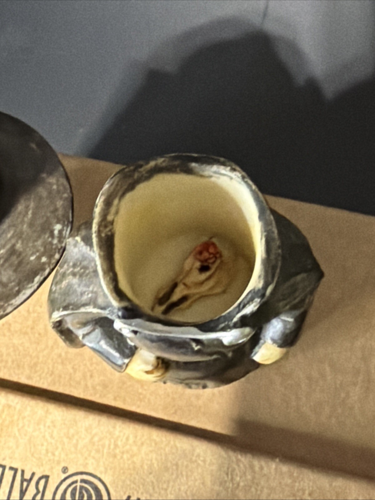 Georgia O’Keeffe Pot Belly Retired Figurine with Box Card