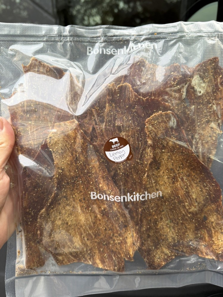 Lemon Pepper Premium Beef Jerky - HOMEMADE when ordered