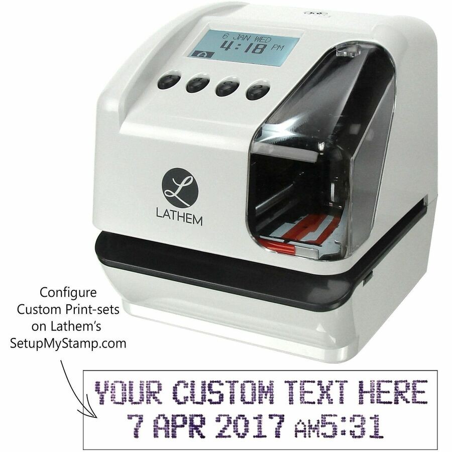 Lathem LT5000 Time, Date, Numbering Document Stamp