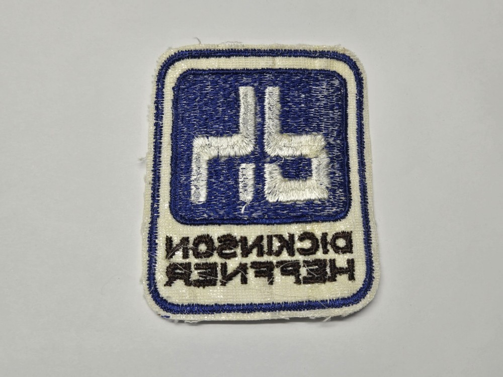 Vintage Construction Uniform Worker Company Logo Uniform Patch