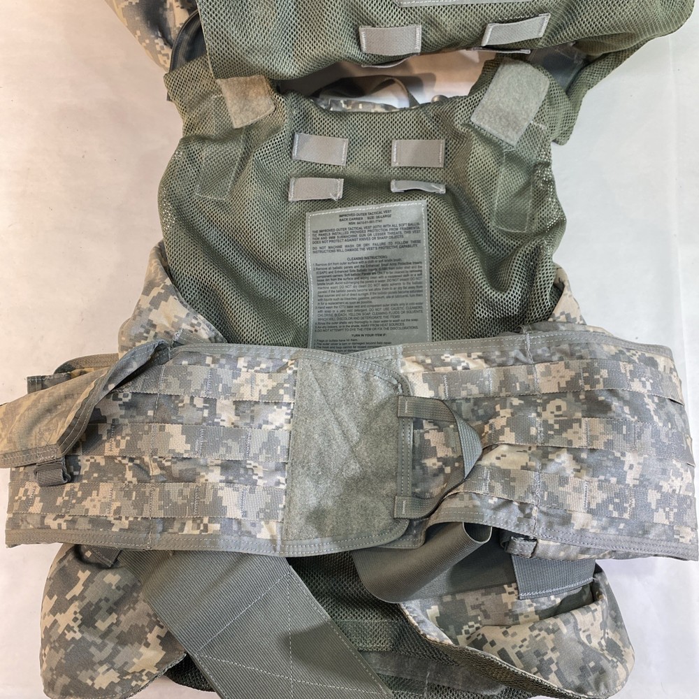 Improved Outer Tactical Vest no inserts Size 3XL NSN: 8470-01-551-7713
