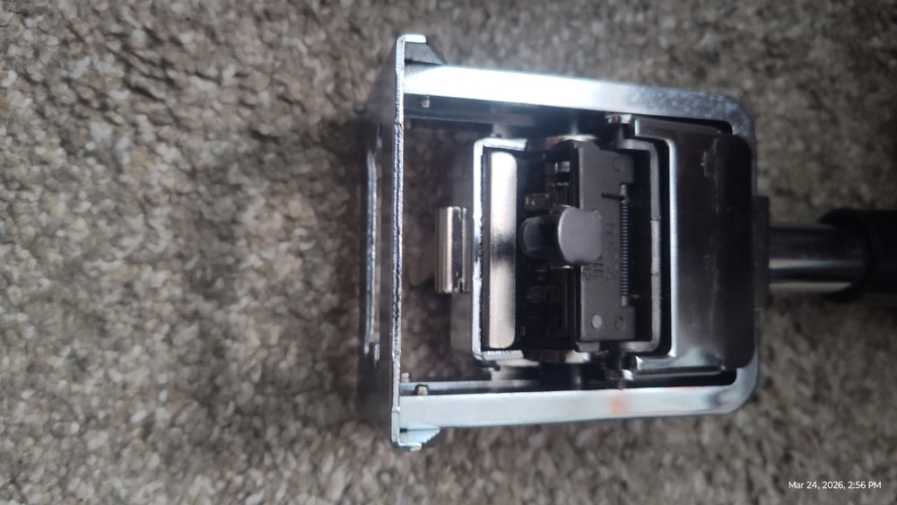 Automatic Numbering Machine Self Inking 6 Brass Wheels 7 Actions Drop Ciphers