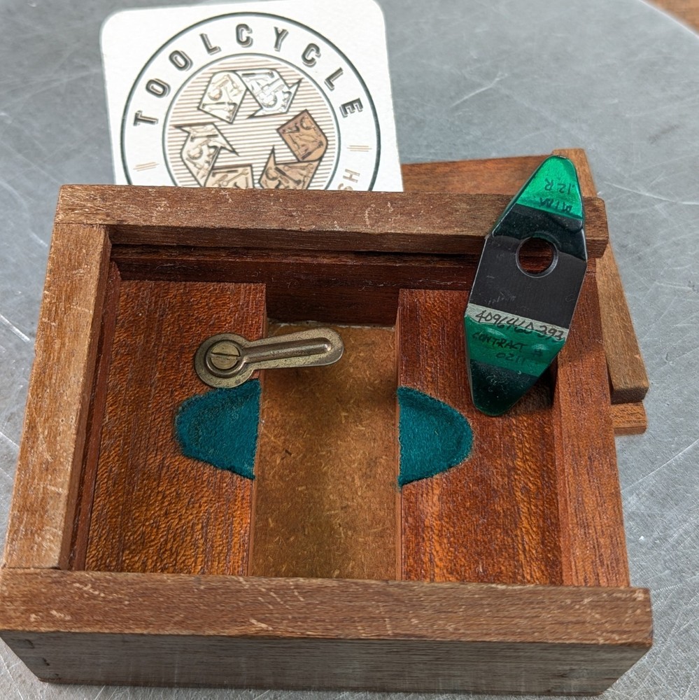 Radius Cutting Tool Sharp! Super Important! Custom Wood Case Machinist§000