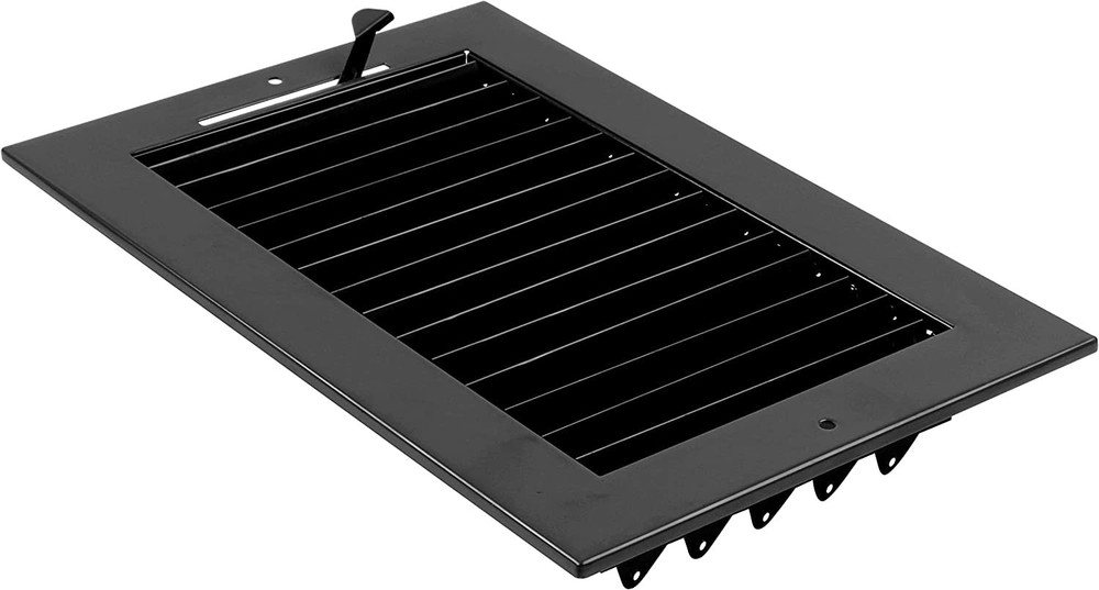 HVAC Premium 10x8 Adjustable Air Supply Diffuser Ceiling Wall Vent Black