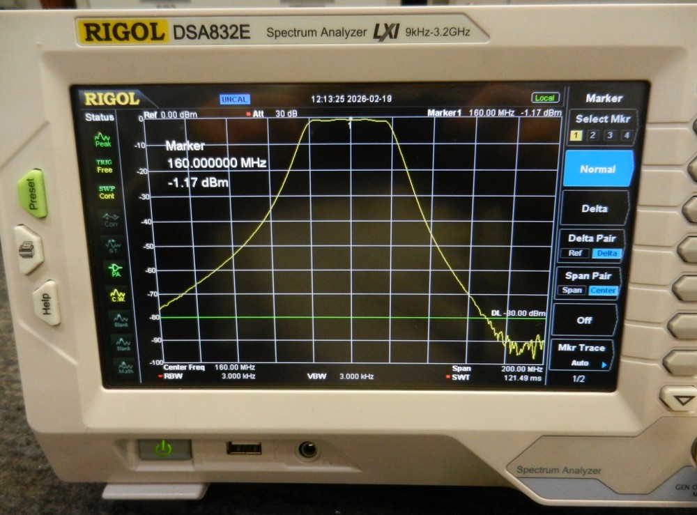 Rigol DSA832E-TG Spectrum Analyzer (Excellent condition and operating perfect)