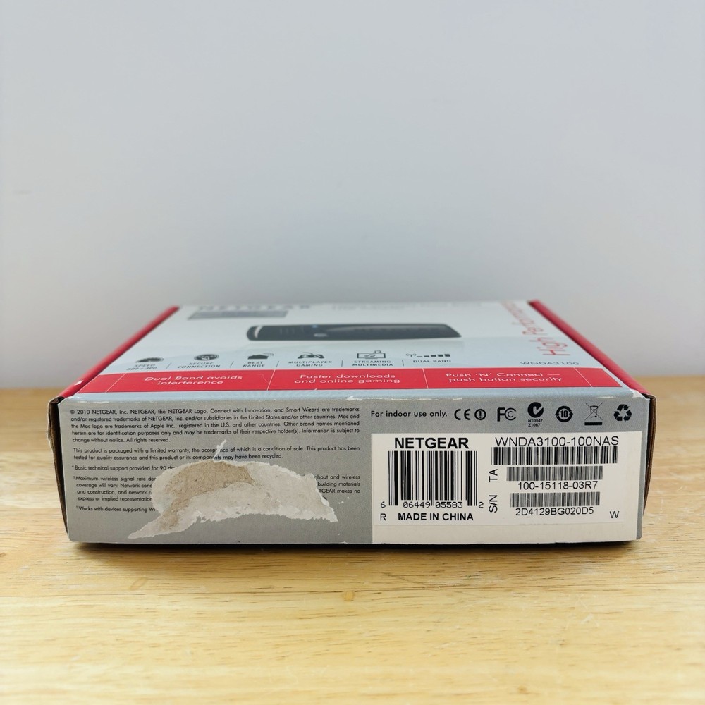 Netgear N600 Wireless Dual Band USB Adapter High Performance