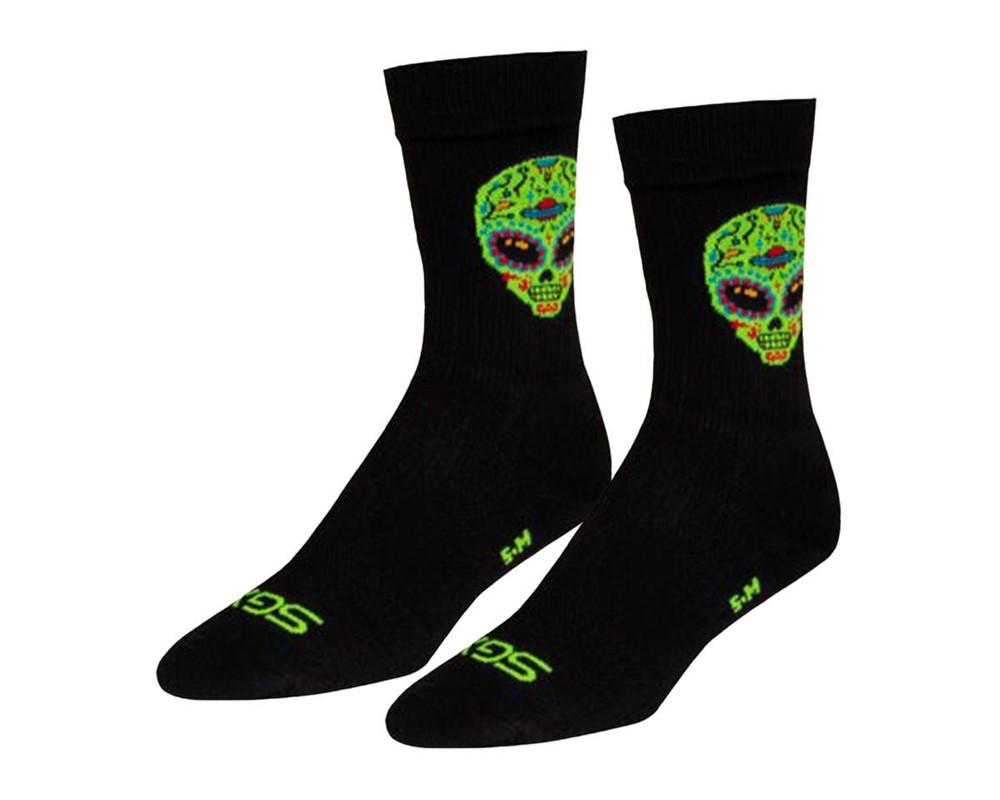 Sockguy 7" Socks (Alien Sugar Skull)