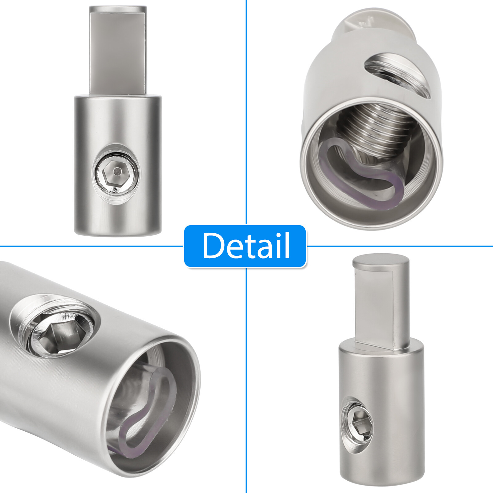 2X Car Audio Power/Ground 1/0 Gauge to 1/0 Gauge Amp Input Reducers Wire Reducer