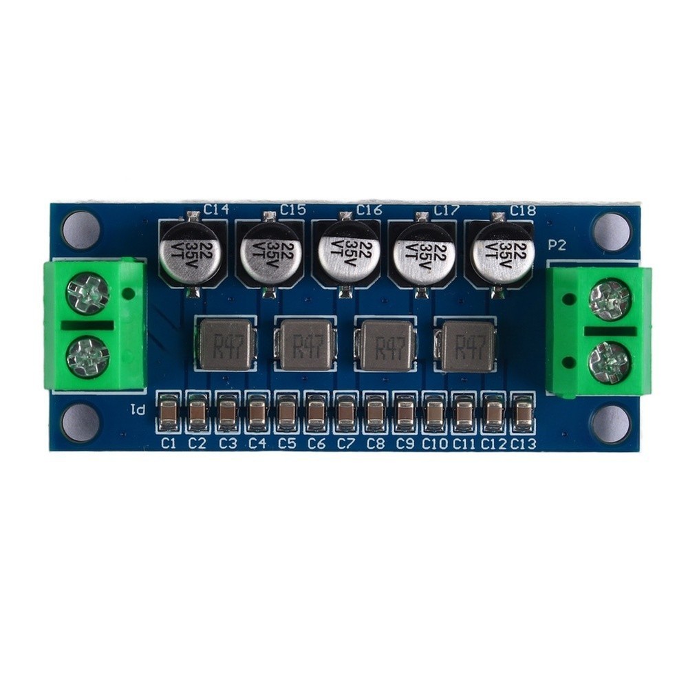 12V 24V Input Low Pass Filter Regulator Module Up to 5A Current Capacity
