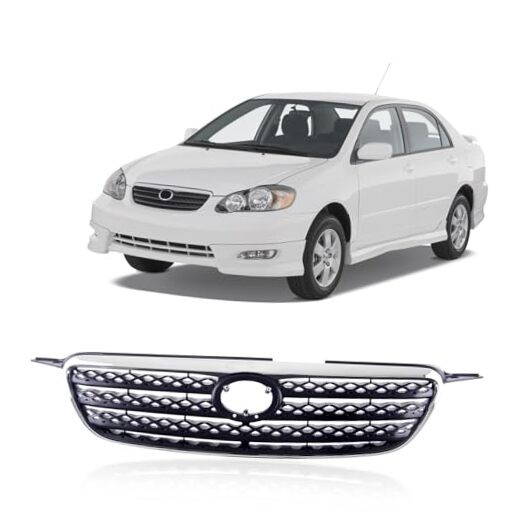 Front Bumper Grill Grille Compatible With Corolla () 2005-2008 Corolla