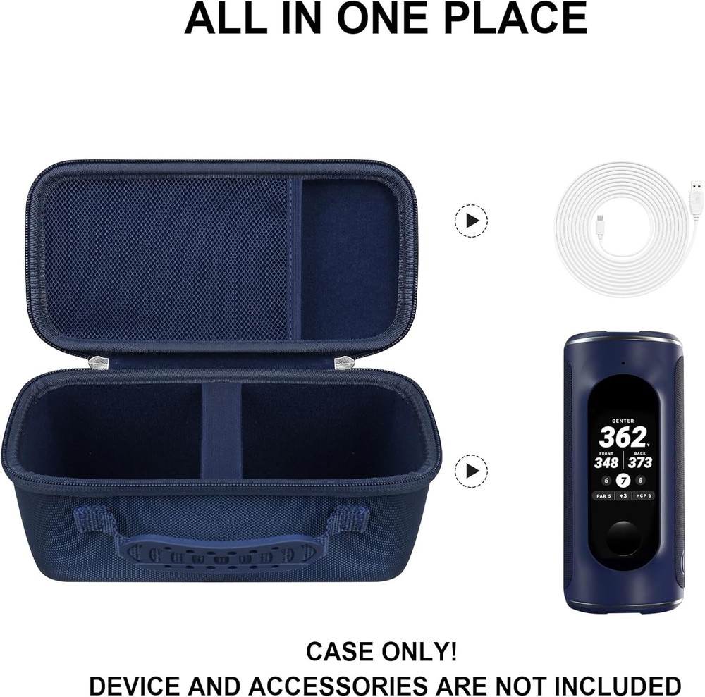 Hard Carrying Case for Blue Tees Golf Player+ GPS Speaker with Touch Screen