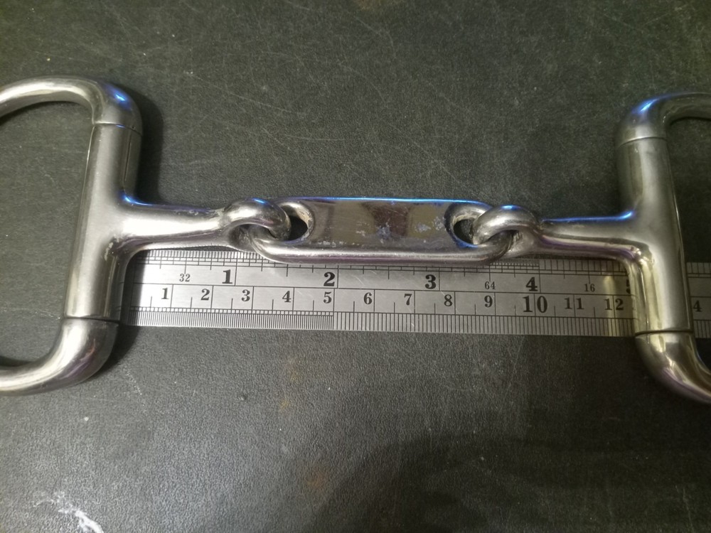used eggbutt snaffle bit 4 3/4 in Dr. Bristol mouth
