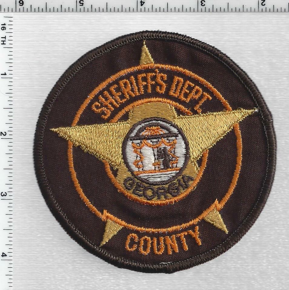 County Sheriff's Dept. (Georgia) 1st Issue Shoulder Patch