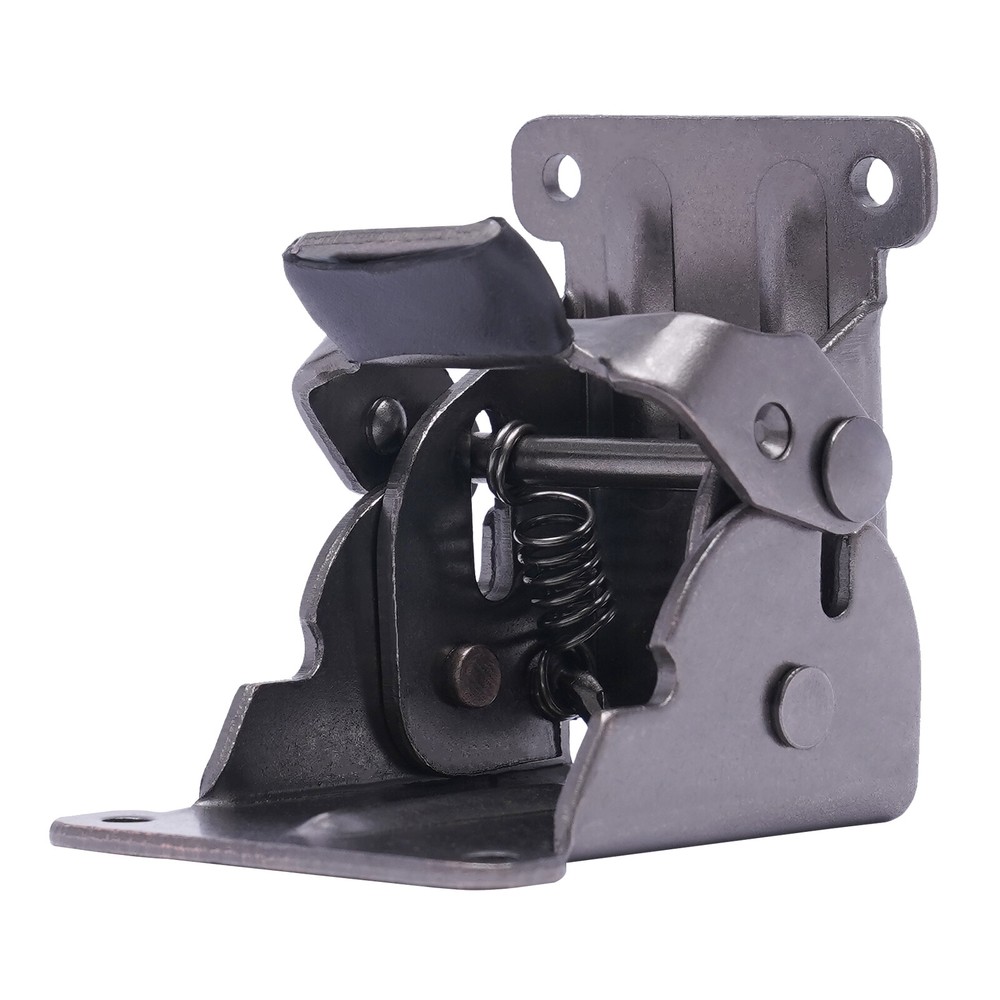 4 Pack Folding Table Leg Brackets, Black Foldable Self-Locking Extension Hinge