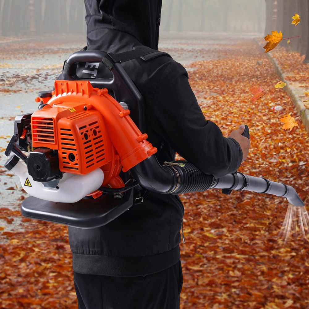 2-Stroke 42.7cc Backpack Leaf Blower Gas Powered Leaf Blower Backpack Blower