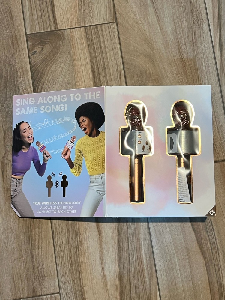 SimplyTech Light-Up Karaoke Speaker Set