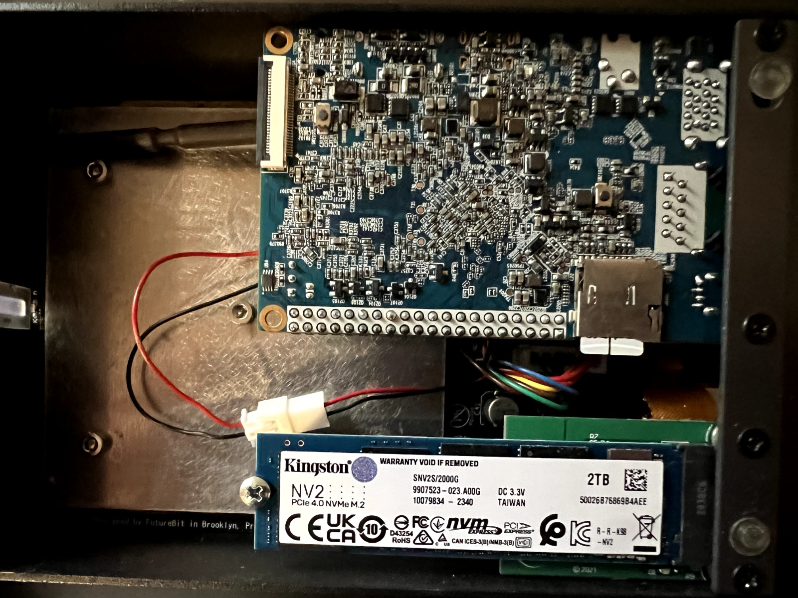 FutureBit BTC 2TB SSD Full Node & FutureBit 200 Watt Dual 6-Pin Power Supply NEW