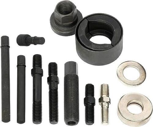 Power Steering Pump Pulley Puller Remover & Alternator Installer Tool Kit Set