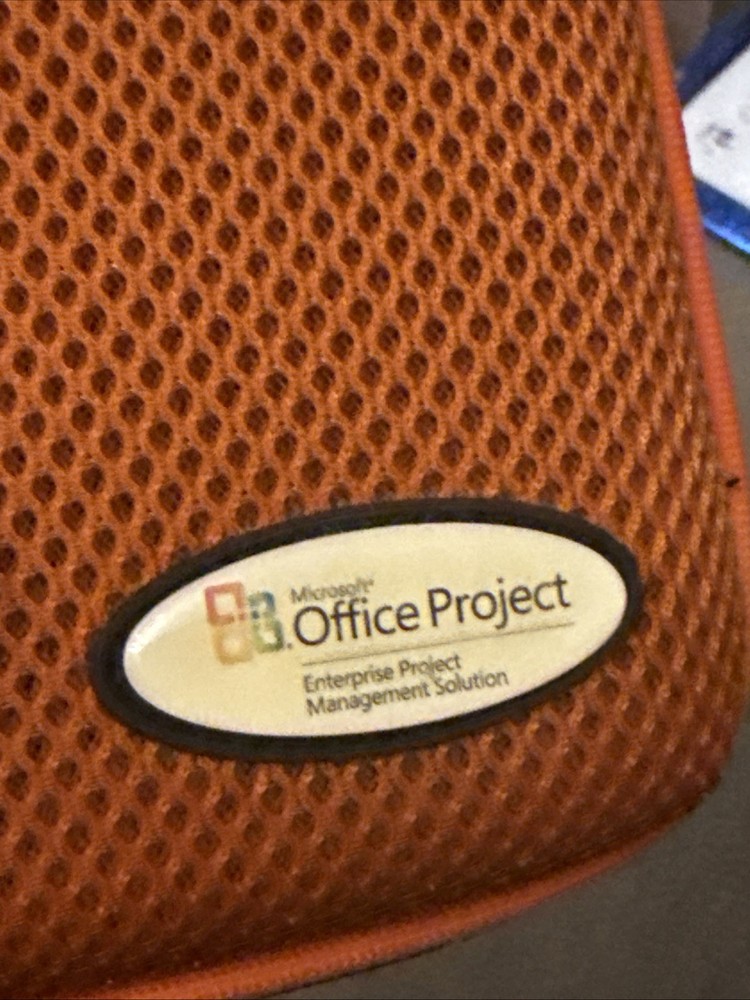 Vintage Microsoft Office Project 2000 Rare Portable Stereo Speaker Computer