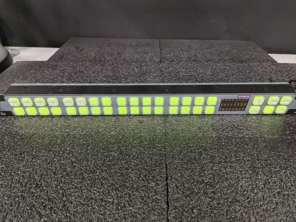 Belden GV Miranda NVision NV9605 1RU Multimode Paging Shallow Control Panel