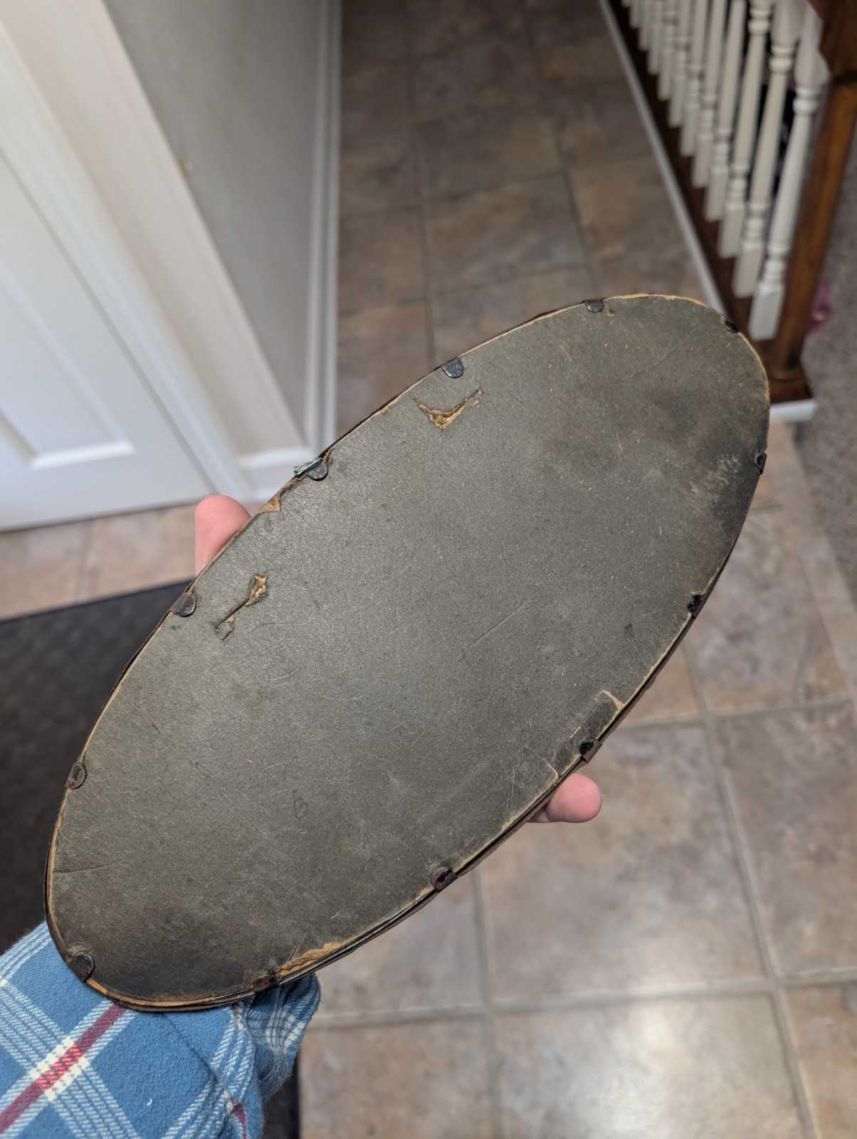 Antique Picture The Happy Hunting Grounds Native American Indians Metal Frame