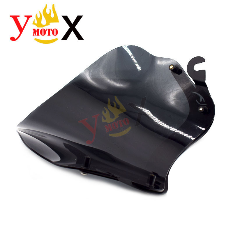Black Windscreen Windshield W/ Bracket Screws For Yamaha VMAX1200 V-MAX1200 VMAX