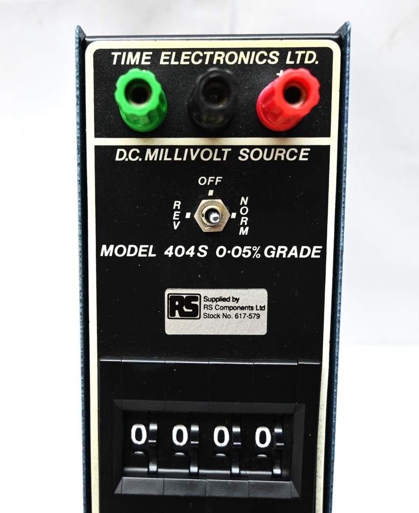 Time Electronics 404S DC Millivolt Source Multi Function Calibrator With Case