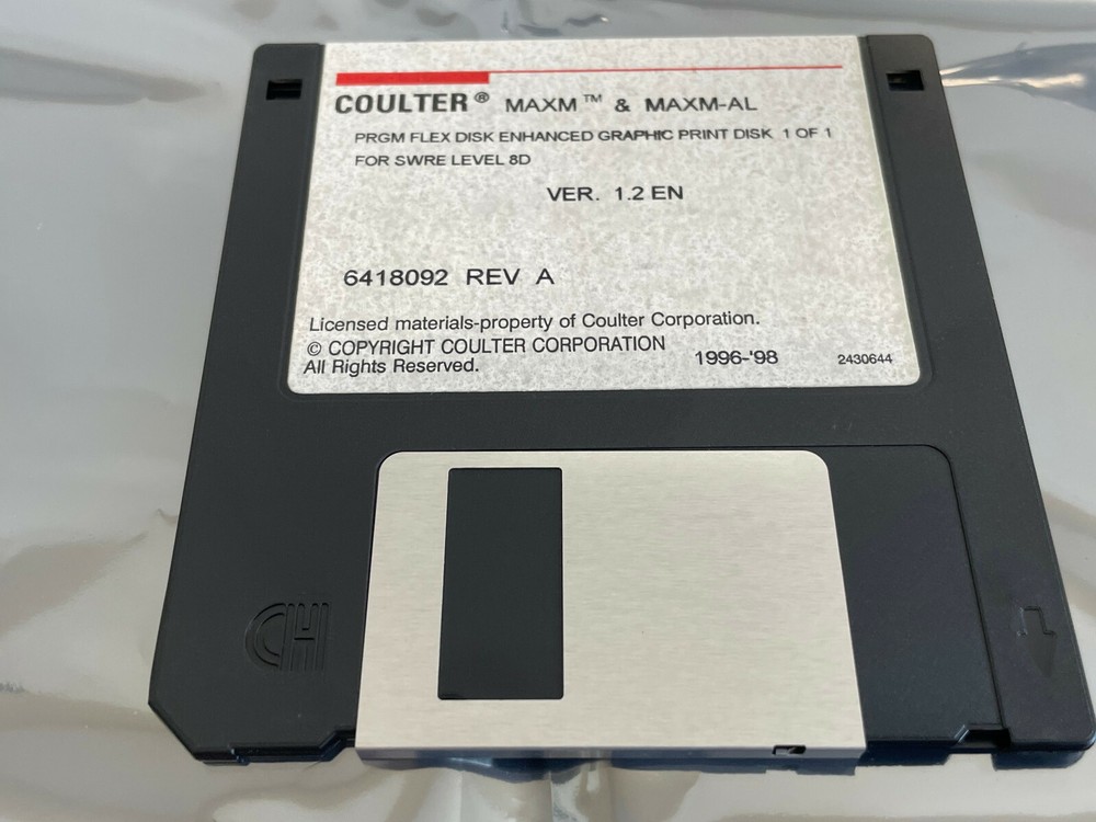 BB1: Maxm & Maxm-AL Prgm Flex Software Graphic Print Disk