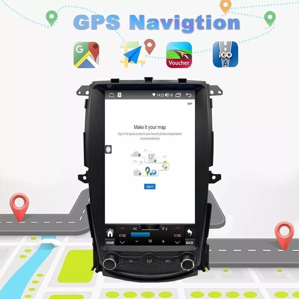 NEW 13.6'' Car Stereo Radio Android Navigation 2+32GB For 2008-2019 Nissan 370Z