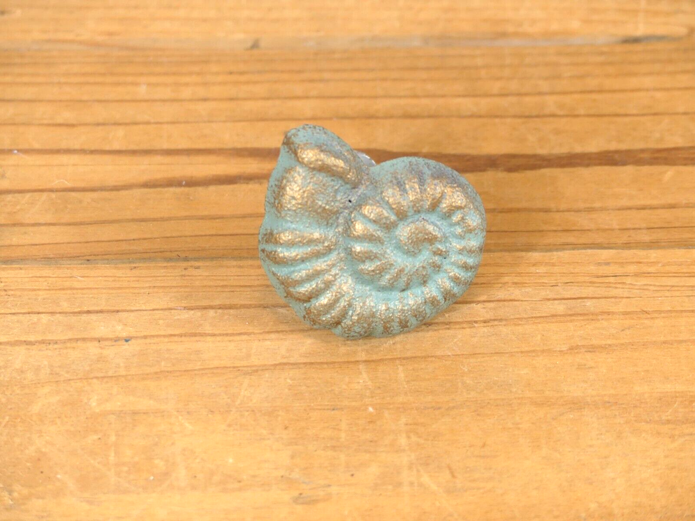 6 Knobs Drawer Pulls Cabinet Handles Snail Shell Nautical Decor Knob 6 Pack