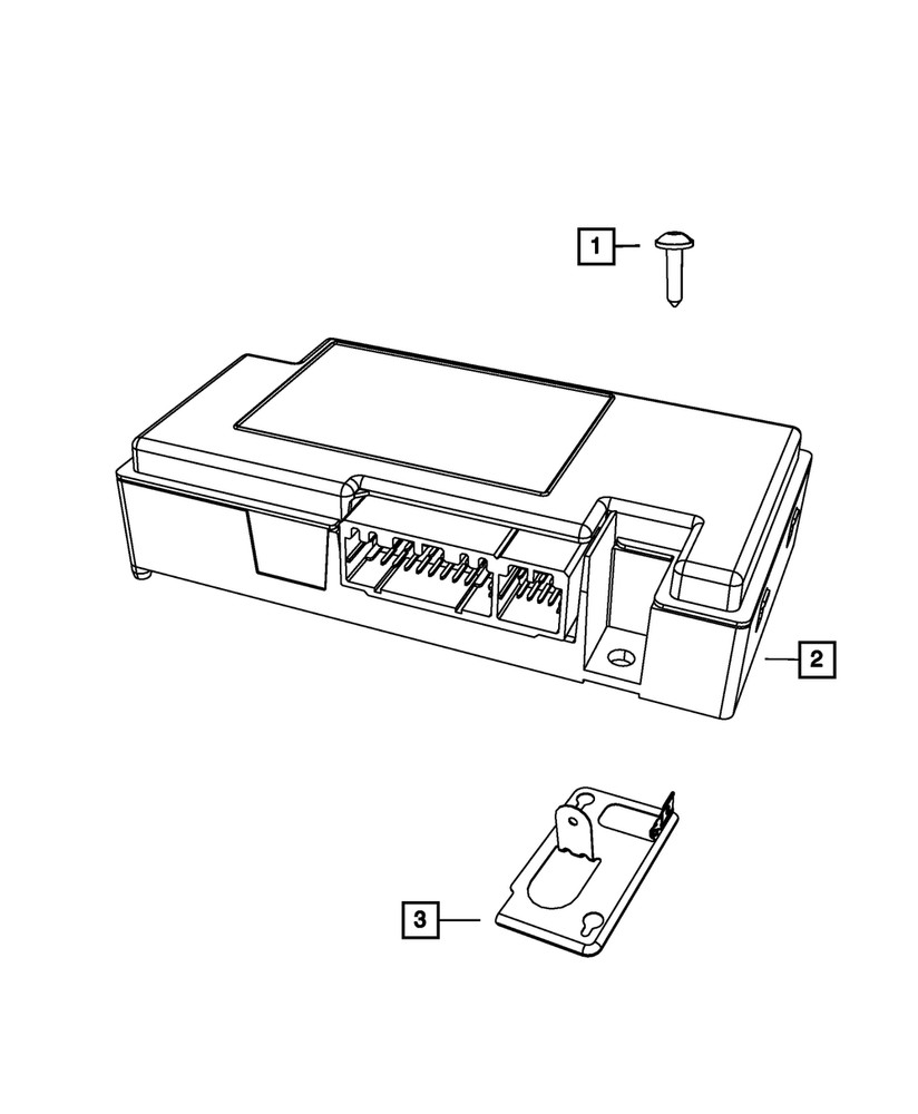 Genuine Mopar Uconnect Module 68342289AC