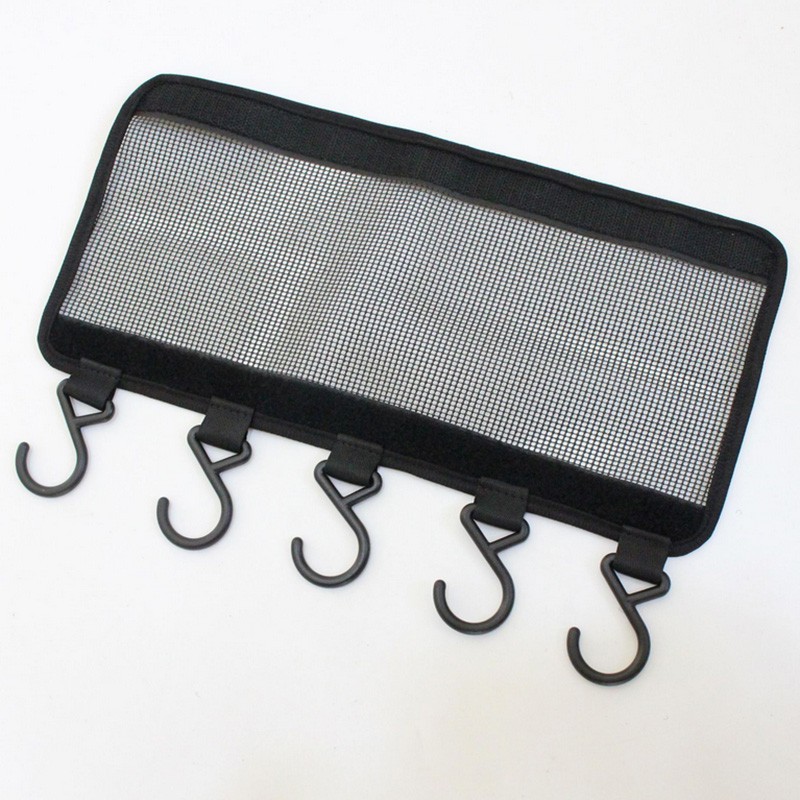 Stainless Steel Adjustable Cap Organizer Hanger With Rust-Resistant Clips