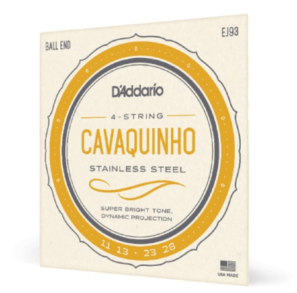 D'Addario EJ93 Cavaquinho Strings 4-String Stainless Steel