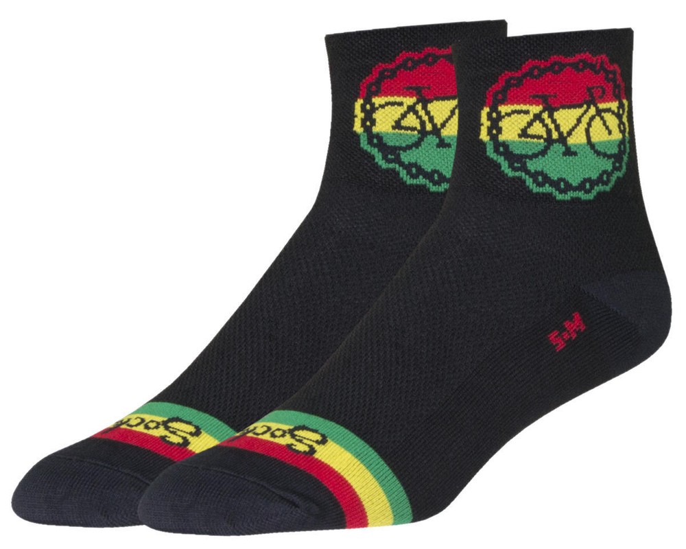 Sockguy 3" Socks (Rasta Ride)