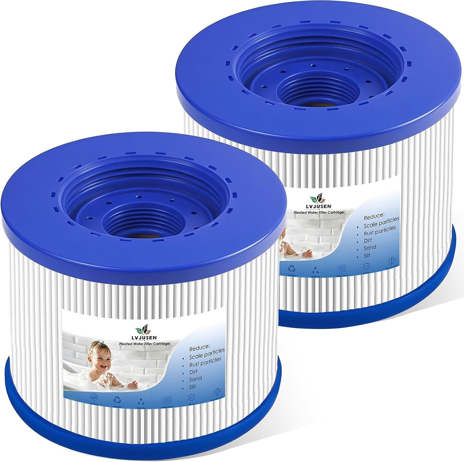 Screw in Spa Filters for Wave Spa/Cosyspa, Co-z Hot...