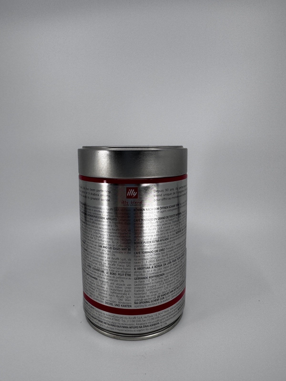 illy medium roast whole coffee beans - 3 Cans *Exp 2/2026*