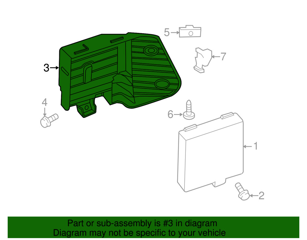 Genuine Ford Bracket DP5Z-14D189-D