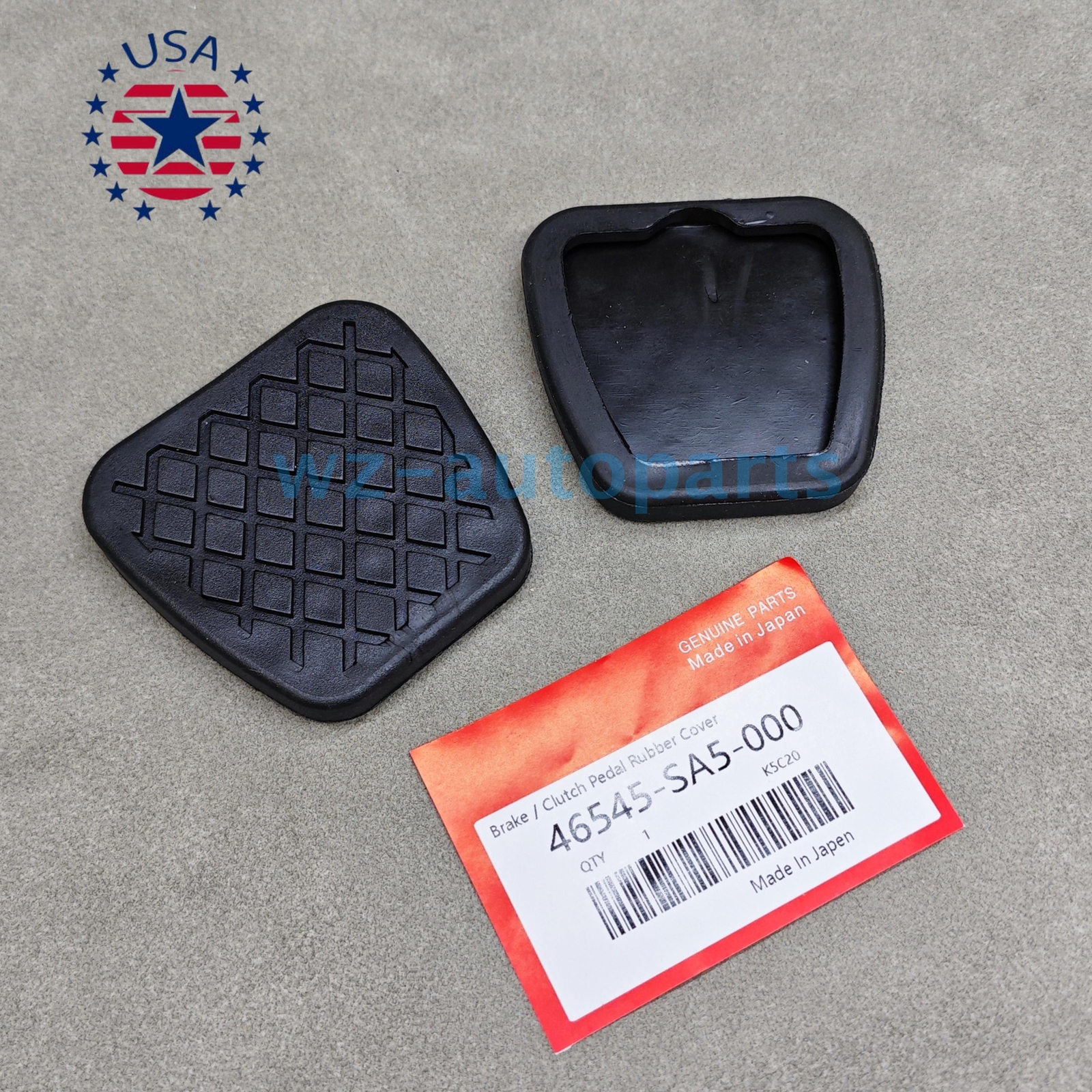 OEM 2× Brake Clutch Pedal Rubber Cover Pads Fits Honda Civic Accord Acura USA
