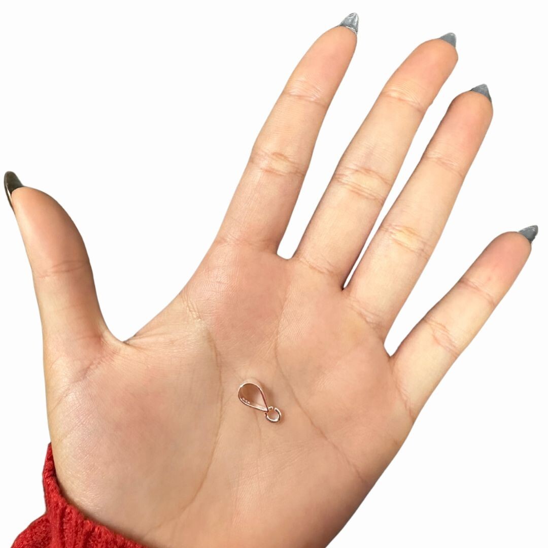 925 Sterling Silver Bails, 5mm x 14.5mm, Sterling Silver 925, 2 Pieces Included,