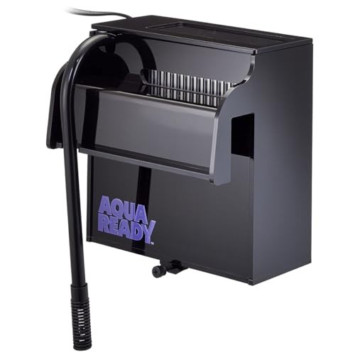Aquarium Power Filter, Customizeable Media Basket, Refugium Light Window,