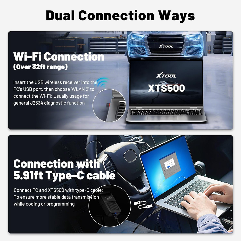 2026 XTOOL XTS500 J2534 OBD2 Scanner J2534 Programming Diagnostic Tool US Stock