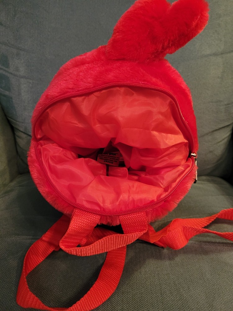 Red Angry Birds Plush Backpack