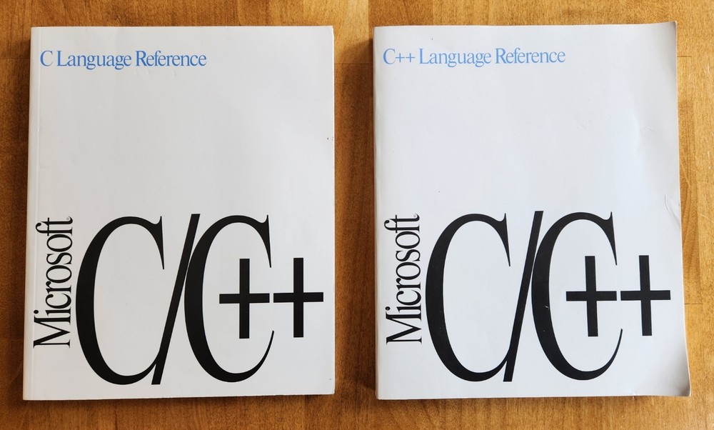Microsoft Visual C/C++ 7.0 Language Reference Manuals (1991 copyright)
