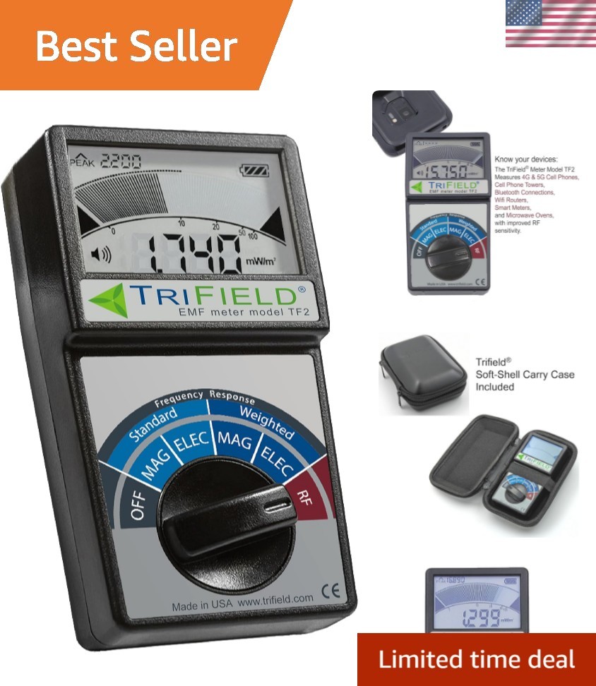 Professional-Grade EMF Meter - Analyze Electromagnetic Fields Effectively