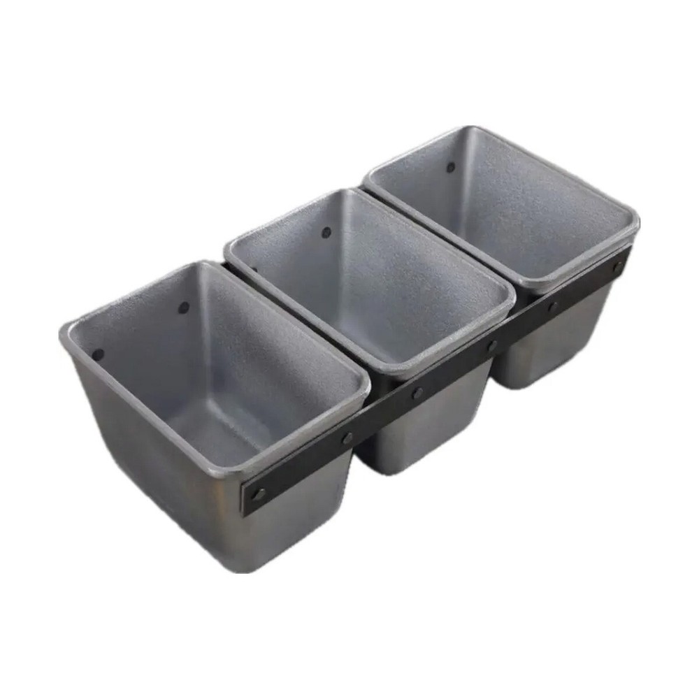 3pcs L11 Bread Form Pan Loaf Aluminium Mold Baking Ovenware Bakeware Kitchen