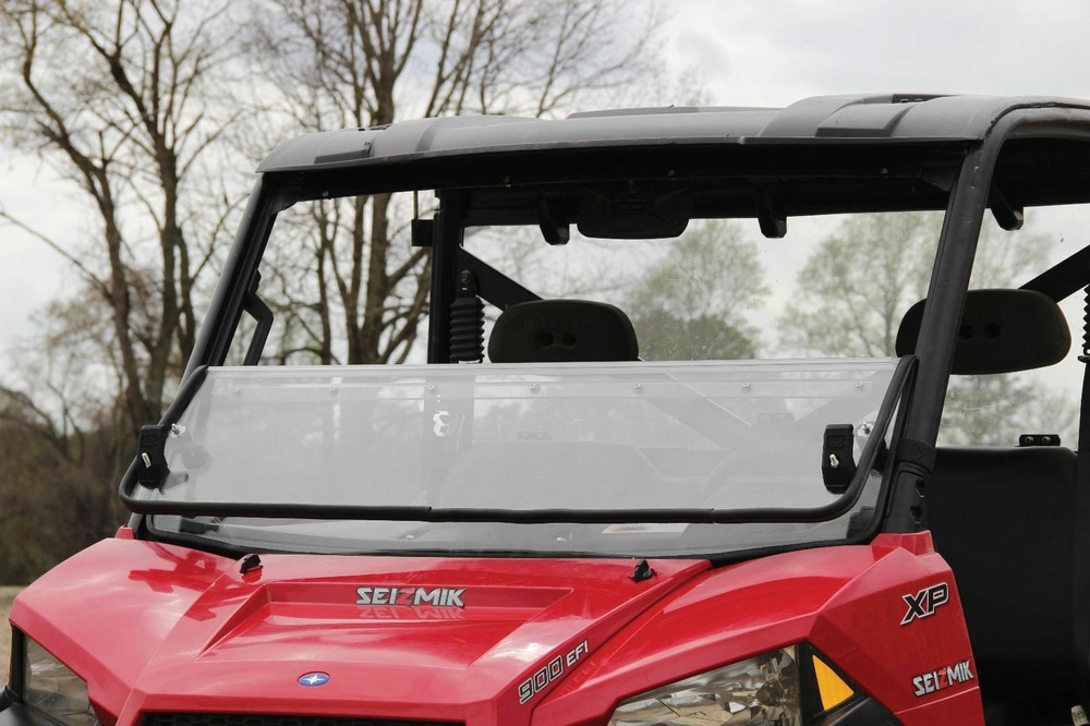 Polaris Ranger XP 570 Folding Flip Down Full Front Windshield 2015 Only