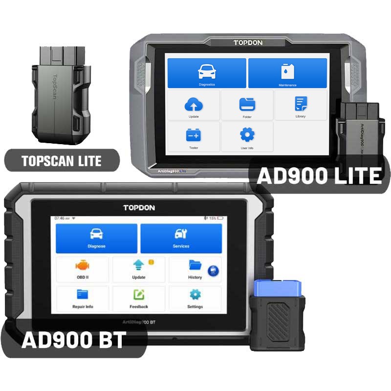 2026 TOPDON AD900BT Bidirectional Scanner Full System Diagnostic Tool ECU Coding